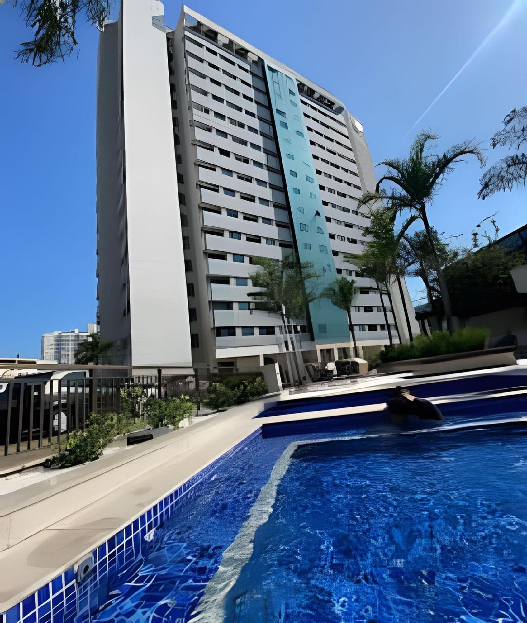 Flat Confortavel Com Piscina Proximo Ao Riocentro Projac Farmasi Arena Barra Da Tijuca 公寓