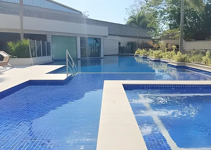 Flat Confortavel Com Piscina Proximo Ao Riocentro Projac Farmasi Arena Barra Da Tijuca